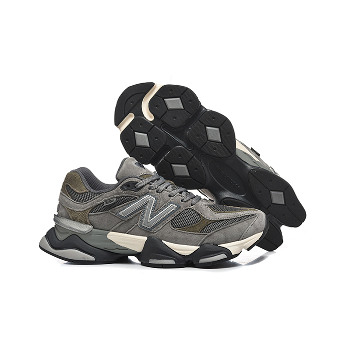 New Balance 9060 Running Shoes-Gray/White-3902482