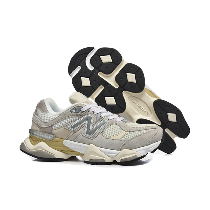 New Balance 9060 Running Shoes-Gray/White-9351437