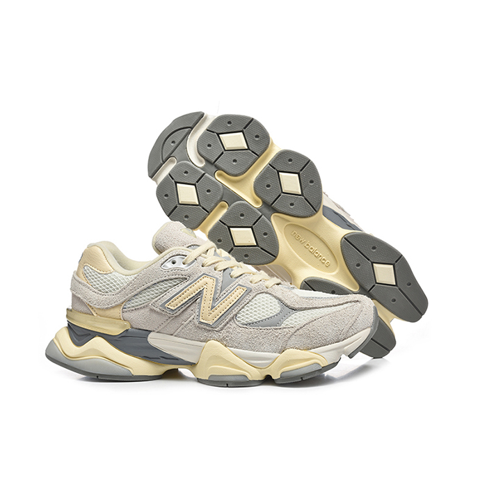 New Balance 9060 Running Shoes-Gray/White-9692226