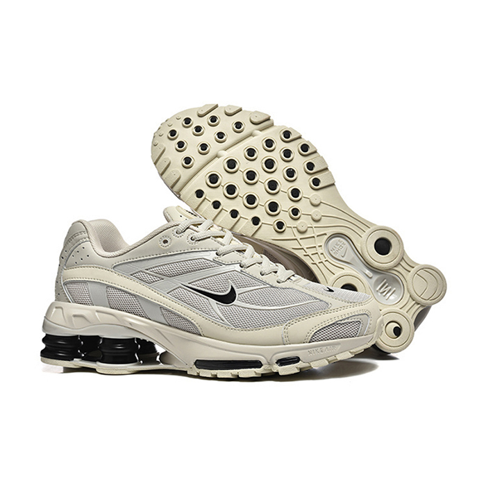 Air Max Shox TL Running Shoes-Khkai/Black-2823134