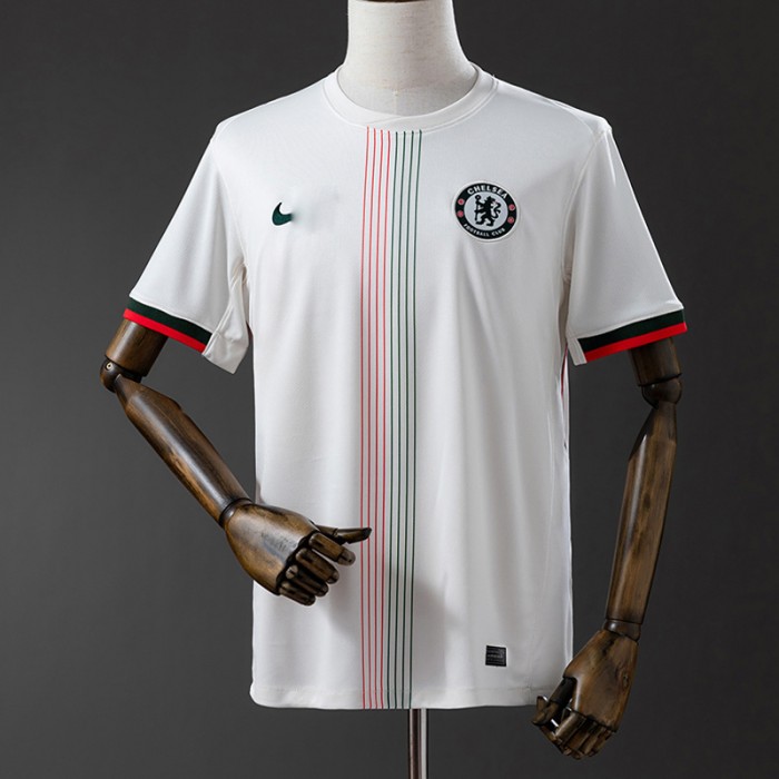 25/26 Chelsea Away White Jersey Kit Short Sleeve-2543562