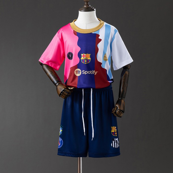 25/26 Kids Commemorative Edition Messi 10 Kids Jersey Kit Short Sleeve (Shirt + Short)-1420416