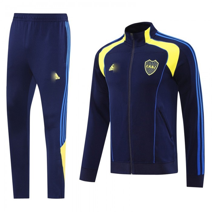 25/26 Boca Juniors Navy Blue Edition Classic Jacket Training Suit (Top+Pant)-8532449