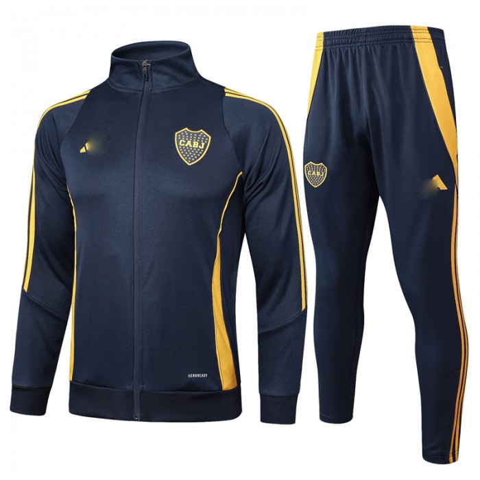 25/26 Boca Juniors Navy Blue Edition Classic Jacket Training Suit (Top+Pant)-3416954