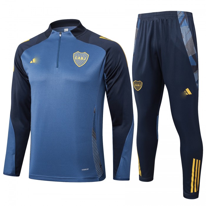 25/26 Boca Juniors Gray Edition Classic Jacket Training Suit (Top+Pant)-7402388