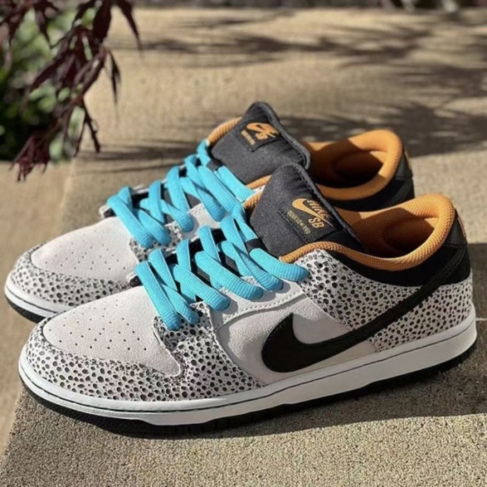 SB Dunk Low F40 Running Shoes-Gray/Black-1317582