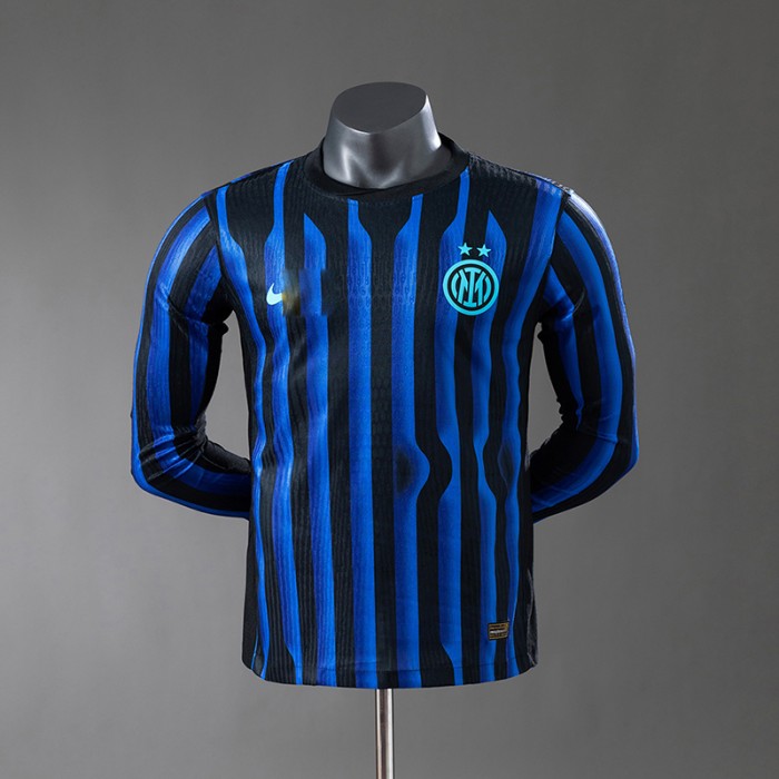 25/26 Inter Milan Home Black Blue Jersey Version Long Sleeve (Player Version)-5752403 25/26 Inter Milan Home Black Blue Jersey Version Long Sleeve (Player Version)-5752403