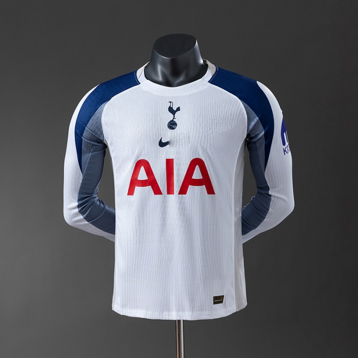 25/26 Tottenham Hotspur Home Navy Blue White Jersey Version Long Sleeve (Player Version)-2568918