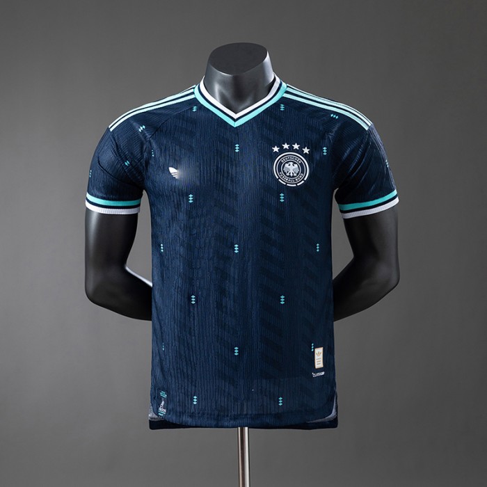 2026 World Cup Germany Away Navy Blue Jersey Version Short Sleeve (Player Version)-1948489