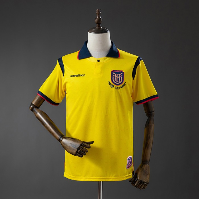 2026 World Cup Ecuador Home Yellow Jersey Version Short Sleeve-5879332