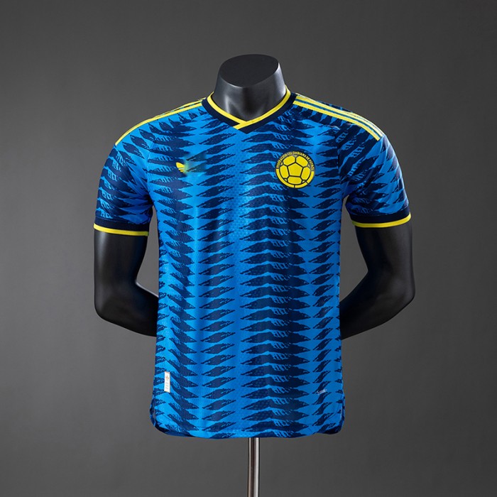 2026 World Cup Colombia Away Navy Blue Jersey Version Short Sleeve (Player Version)-9005360