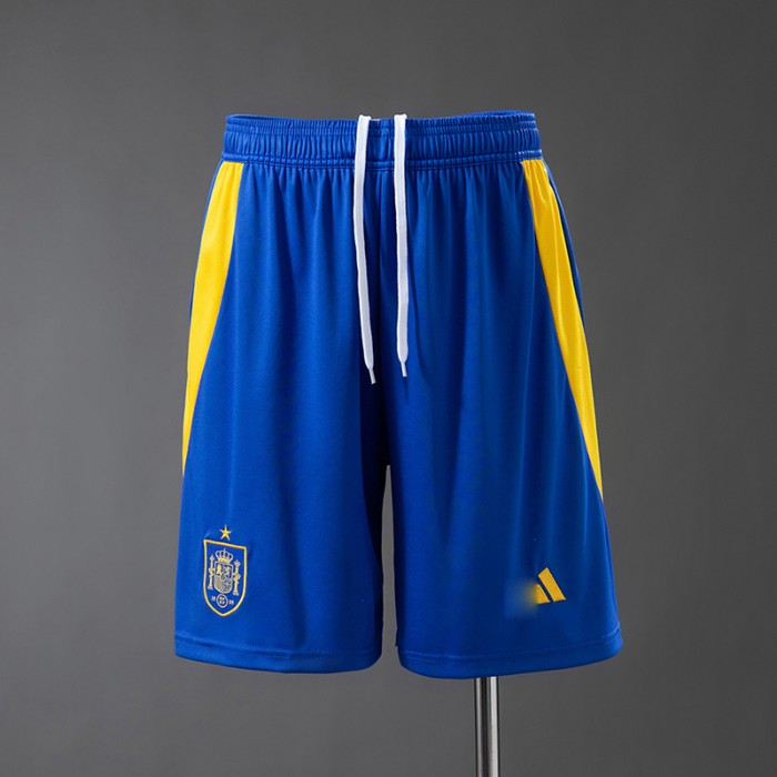 2026 World Cup Spain Home Blue Shorts Jersey-5043772