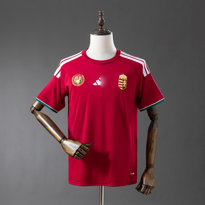 2026 World Cup Hungary Home Red Jersey Version Short Sleeve-9020605