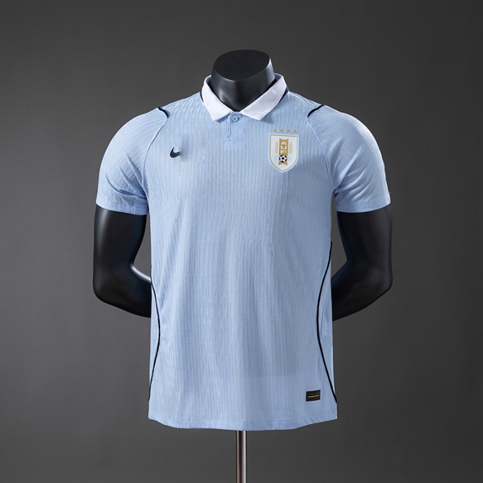 2026 World Cup Uruguay Home Blue Jersey Version Short Sleeve (Player Version)-584907