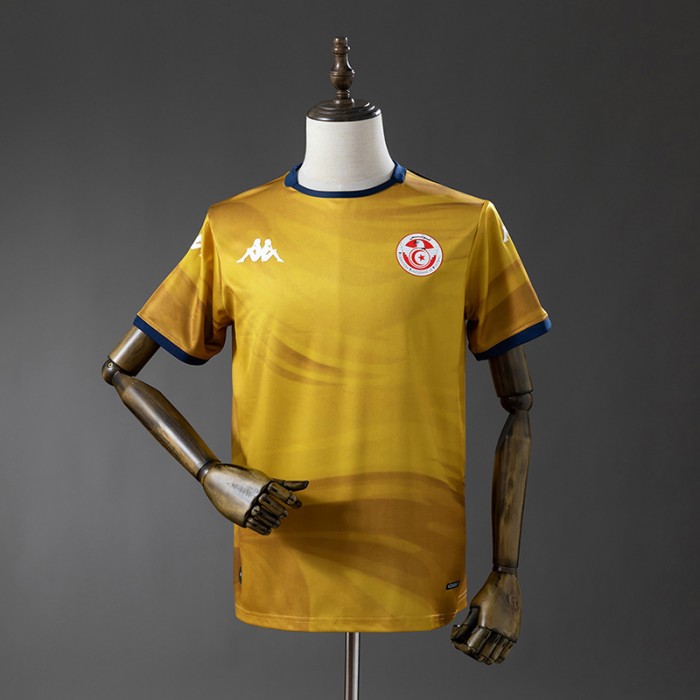 2026 World Cup Tunisia Third Away Gold Jersey Version Short Sleeve-2966717