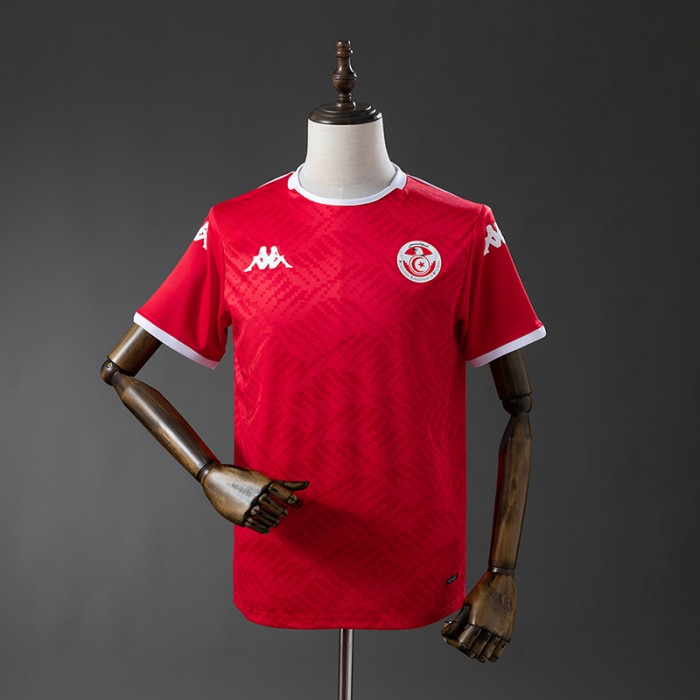 2026 World Cup Tunisia Home Red Jersey Version Short Sleeve-9310032