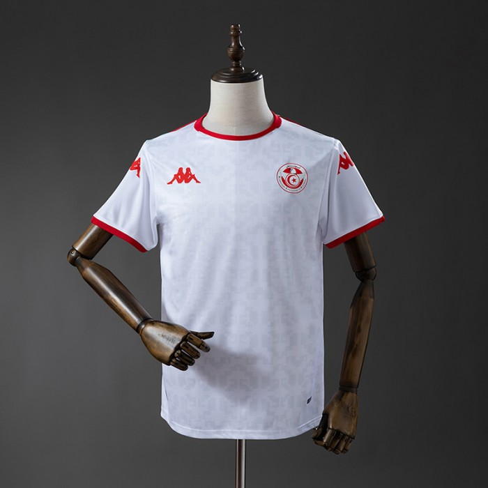 2026 World Cup Tunisia Away White Jersey Version Short Sleeve-8159442