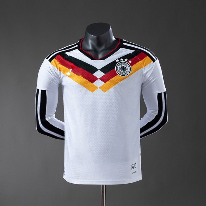 2026 World Cup Germany Home White Jersey Version Long Sleeve (Player Version)-4398078