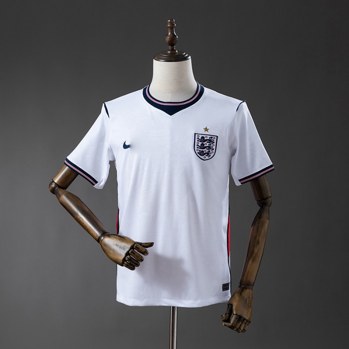 2026 World Cup England Home White Jersey Version Short Sleeve-7087697