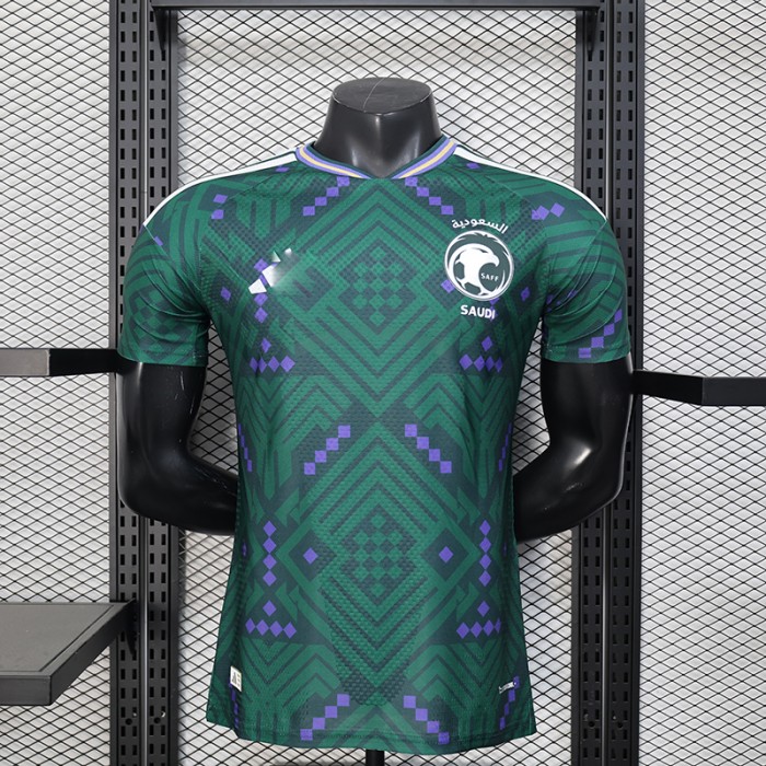 2026 World Cup Saudi Arabia Home Green Jersey Version Short Sleeve (Player Version)-2465632