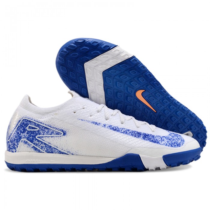 Air Zoom Mercurial Vapor XV Elite TF Soccer Shoes-White/Blue-8854719