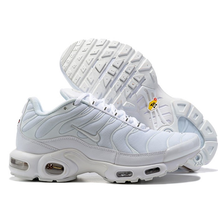 Air MAX TN PLUS Running Shoes-All White-3647728