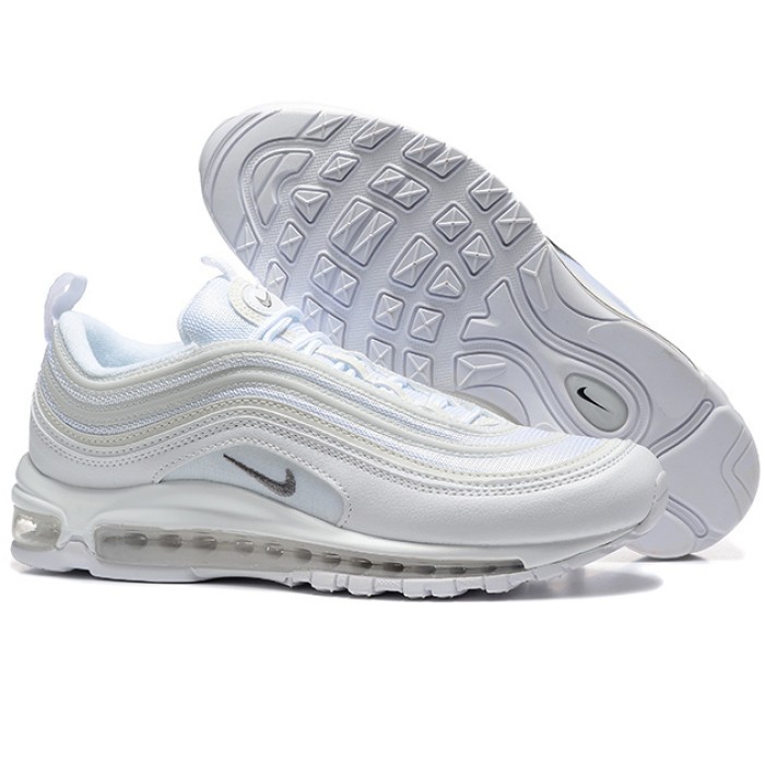 Air MAX 97 Running Shoes-All White-3358720